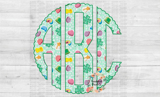 Lucky charms monogram